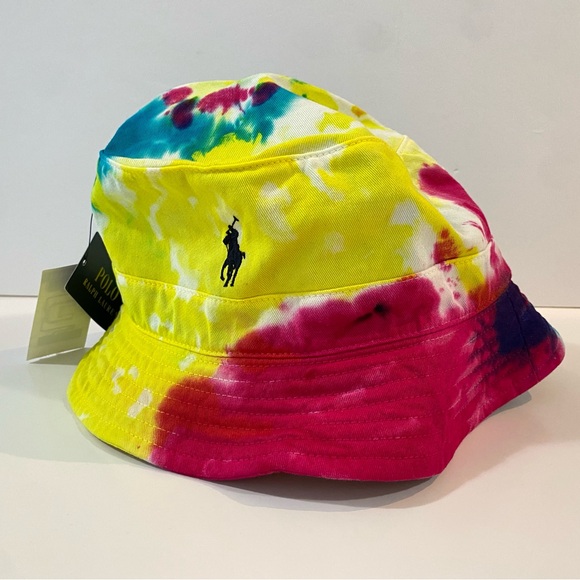 Polo Ralph Lauren Tie Dye Bucket Hat New W/Tags - Picture 1 of 4